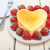 heart shaped cheesecake with strawberryes ideal cake for valentine day